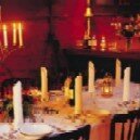 Lady Daphne set for seated dinner