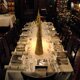 The Lady Daphne set for Christmas dinner